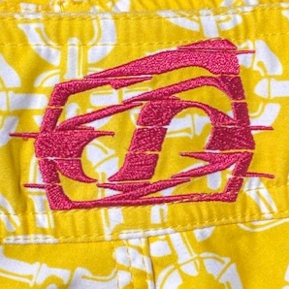 JETPILOT Boardshorts sz 5 bright yellow EUC - Picture 2 of 11